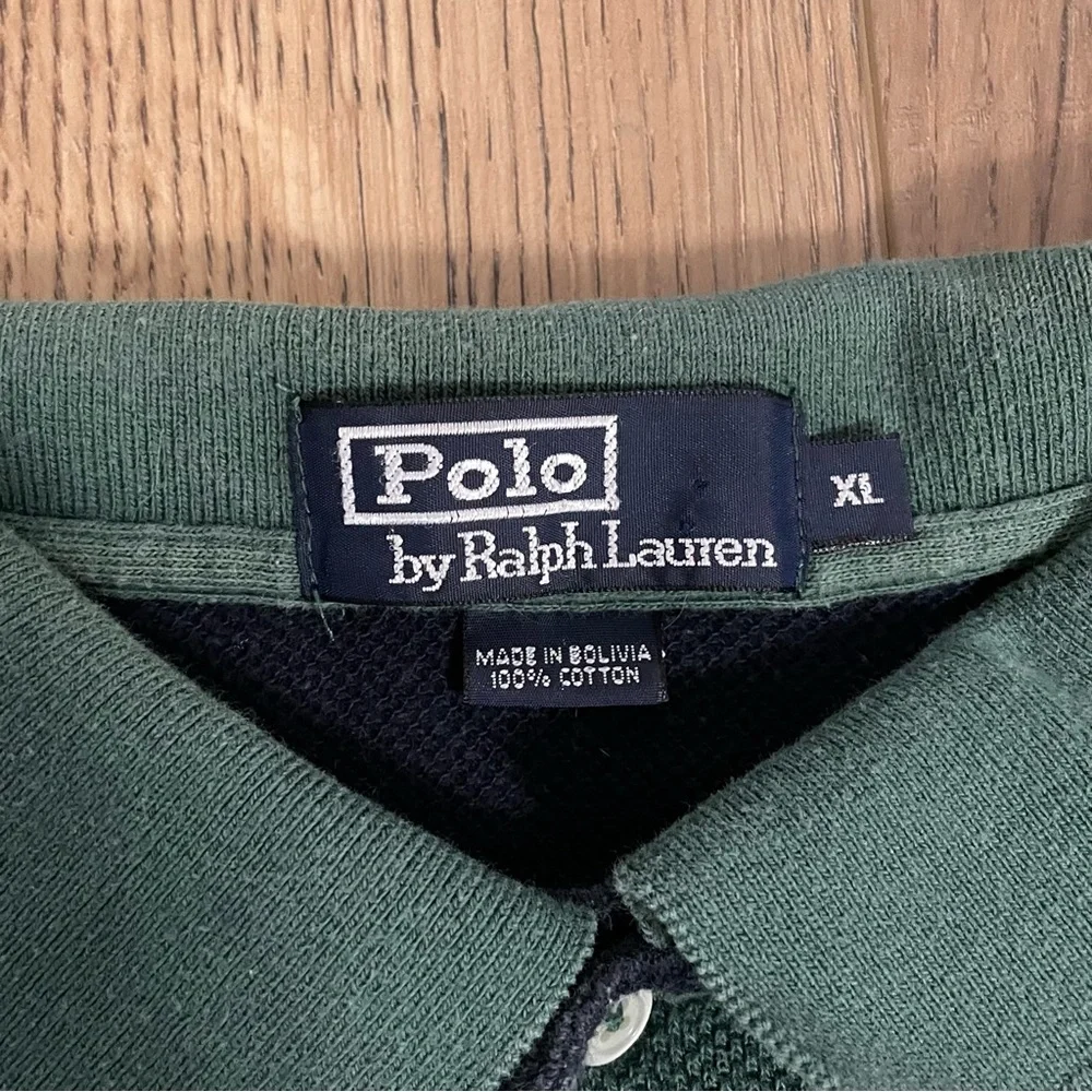 Polo by Ralph Lauren Green Blue Stripe Polo‎ Shirt